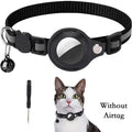 Reflective Cat Collar with AirTag Holder and Bell