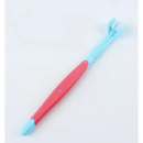3-Sided Pet Toothbrush for Dogs and Cats Oral Care