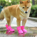 Bottes imperméables en caoutchouc pour chiens – Protections antidérapantes pour les pattes
