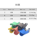 Bozal de silicona con forma de pico de pato para perros: protector bucal suave para evitar ladridos y mordeduras.