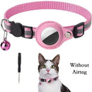 Reflective Cat Collar with AirTag Holder and Bell