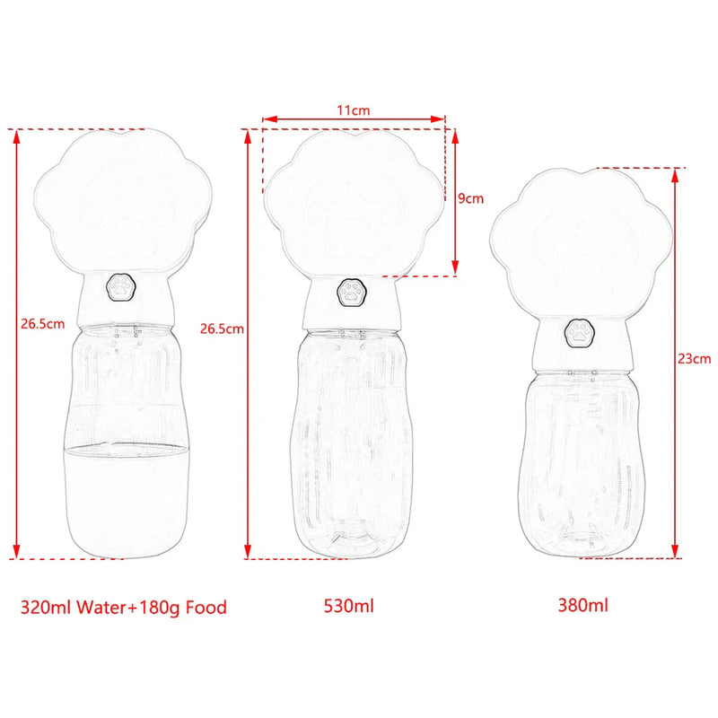 Outdoor Pet Water Bottle – Easy Hydration on the Go