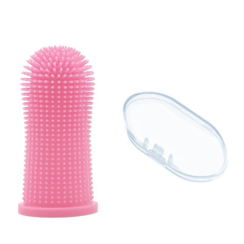 Brosse à dents pour animaux de compagnie – Nettoyeur en silicone souple pour chiens et chats